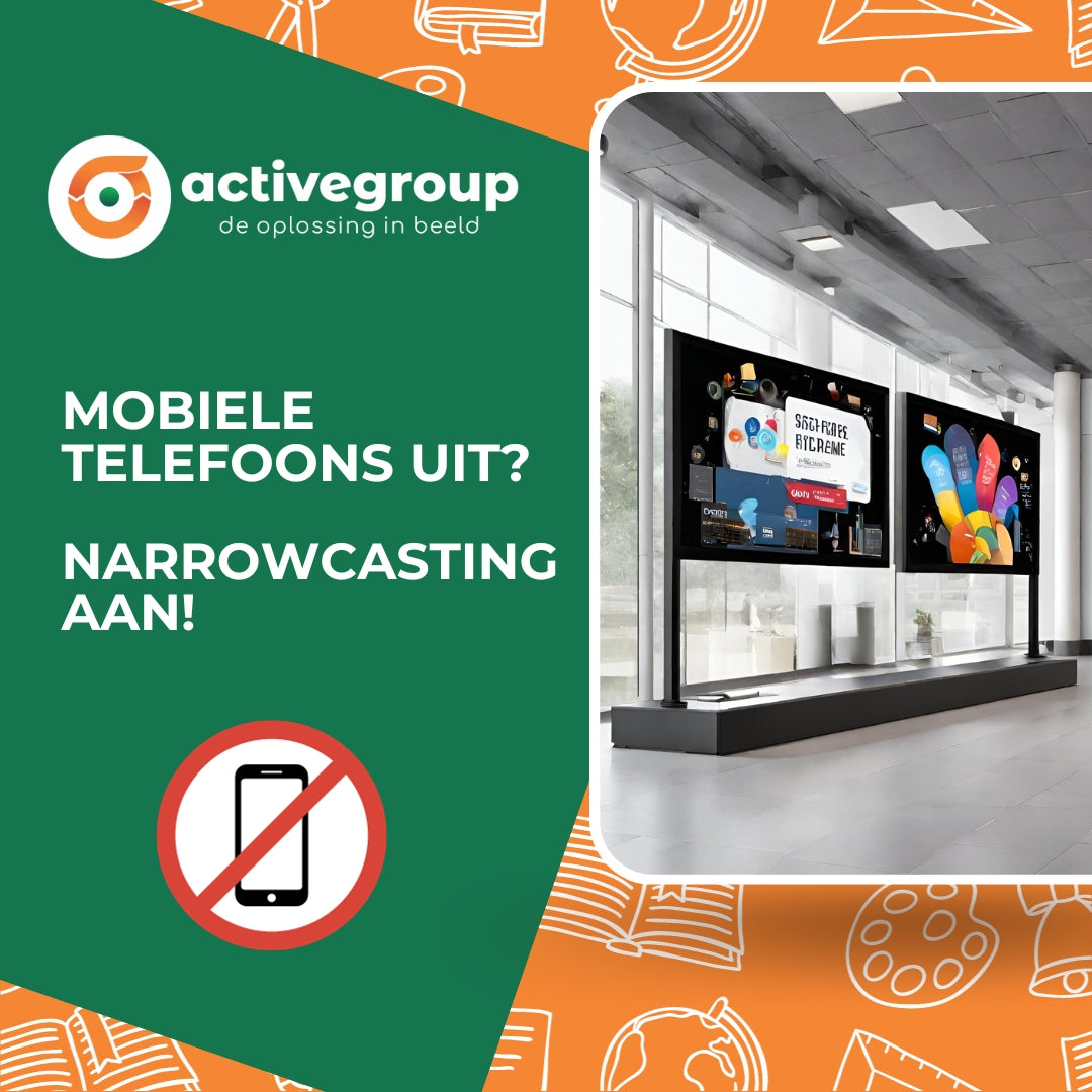 Narrowcasting: de nieuwe communicatiestandaard na mobiele beperkingen binnen het onderwijs! 📵✨