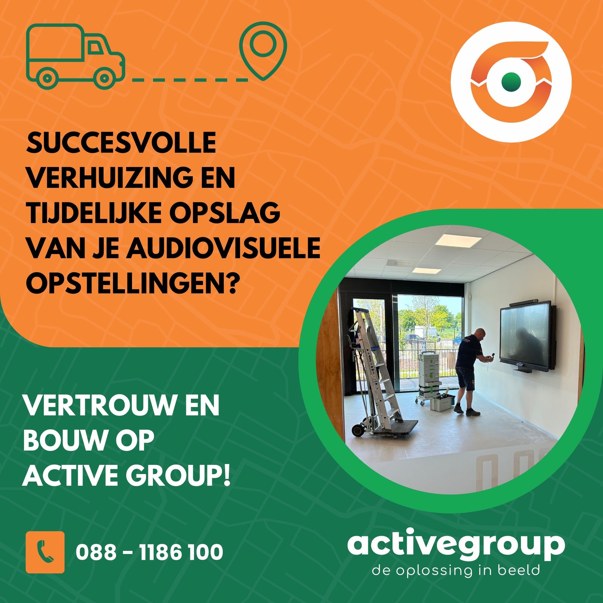 Professionele verhuizing van je audiovisuele opstellingen?