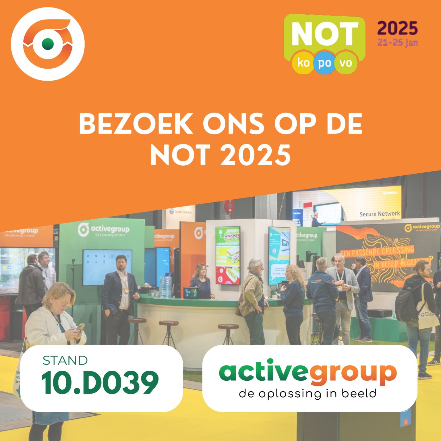 Bezoek ons op de NOT 2025 beurs stand 10.D039